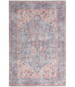 Nicole Curtis Nicolecurtis Series1 - Sr104 Blue Multicolor Area Rug 4 ft. X 6 ft. Rectangle