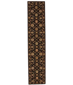 Nourison Home Living Treasures LI05 Black 2 ft. 6 in. X 12 ft. Area Rug