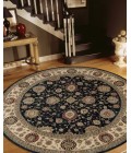 Nourison 2000 Round Area Rug 2204-Midnight