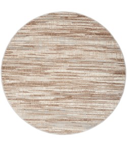 Nourison Home Elation ETN01 Ivory Grey 5 ft. 3 in. Round Area Rug