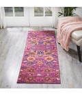 Nourison Passion Runner Area Rug PSN01-Fuchsia