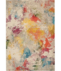 Nourison Celestial - Ces12 Ivory Multicolor Area Rug 6 ft. 7 X 9 ft. 7 Rectangle