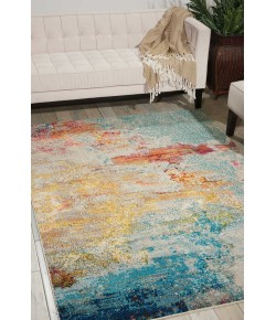 Nourison Celestial - Ces02 Sealife Area Rug 6 ft. 7 X 9 ft. 7 Rectangle