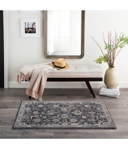 Kathy Ireland Ki38 Moroccan Celebr - Ki385 Navy Area Rug 2 ft. 2 X 3 ft. 9 Rectangle