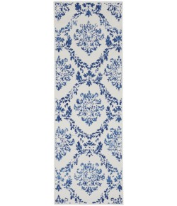 Nourison Whimsicle - Whs01 Ivory Navy Area Rug 2 ft. X 6 ft. Rectangle