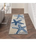 Nourison Aloha Area Rug ALH24-Blue/Grey