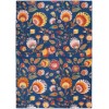 Nourison Allur - Alr08 Navy Multicolor Area Rug 5 ft. 3 X 7 ft. 3 Rectangle
