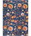 Nourison Allur Area Rug ALR08-Navy Multicolor