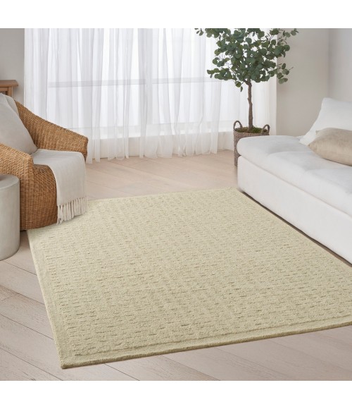 DKNY Pure Grids Light Green PGR01 4 ft. X 6 ft. Rect. Rug