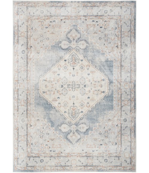 Nourison Astra Machine Washable Area Rug ASW11 Light Blue