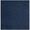 Nourison Essentials - Nre01 Midnight Blue Area Rug 9 ft. X Square