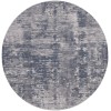 Nourison Rustic Textures - Rus05 Grey Area Rug 5 ft. 3 in. Round