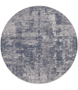 Nourison Rustic Textures - Rus05 Grey Area Rug 5 ft. 3 in. Round