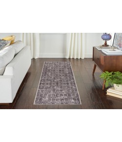 Nourison Home New Concept Washable Mocha SR107 2 ft. 2 in. X 10 ft. Rectangle Rug