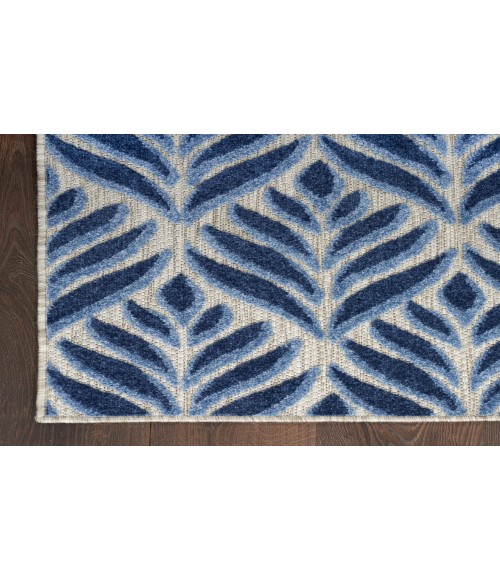 Nourison Aloha Blue ALH35 2 ft. 8 in. X 4 ft. Rectangle Rug