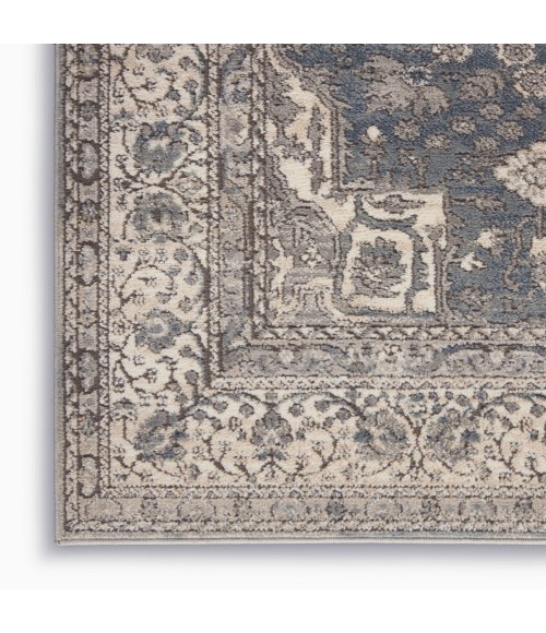 Nourison Quarry Grey/Ivory QUA07 10 ft. Rect. Rug