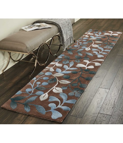 Nourison CONTOUR Area Rug Nourison Contour Runner Area Rug CON02-Mocha
