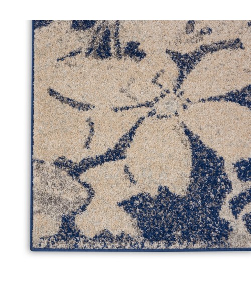 Nourison TRANQUIL Area Rug Nourison Tranquil Area Rug TRA08-Beige/Navy