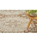 Nourison Serenity Home Ivory Mocha SRH01 3 ft. 11 in. X 5 ft. 11 in. Rectangle Rug