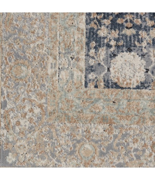 Nourison MALTA Area Rug kathy ireland Home Malta Area Rug MAI07-Navy
