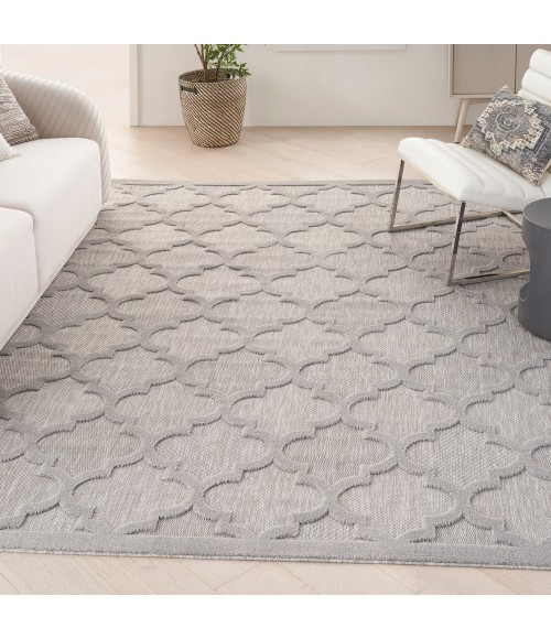 Nourison Easy Care Area Rug NES01 Silver Grey