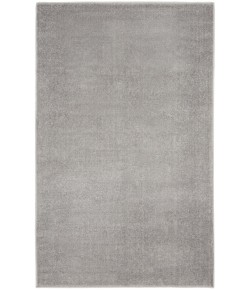 Nourison Essentials - Nre01 Silver Grey Area Rug 9 ft. X 12 ft. Rectangle