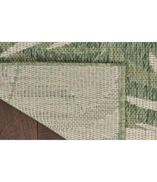 Nourison Garden Oasis Green Ivory Rug GOA01 9 ft. X 12 ft. Rectangle - Rugs Town Nourison Garden Oasis Green Ivory GOA01 9 ft. X 12 ft. Rectangle Rug