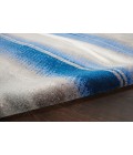 Nourison Twilight Area Rug TWI28 Ivory Grey Blue 7'9" x 9'9"