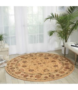 Nourison 2000 - 2071 Camel Area Rug 4 ft. X Round