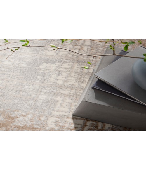 Calvin Klein CK950 Rush Ivory/Taupe CK950 8 ft. X 10 ft. Rectangle Rug