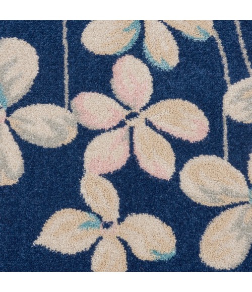 Nourison TRANQUIL Area Rug Nourison Tranquil Area Rug TRA04-Navy