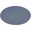 Nourison Reversible Indoor Outdoor Navy RVB01 8 ft. Round Rug