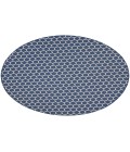 Nourison Reversible Indoor Outdoor Navy RVB01 8 ft. Round Rug
