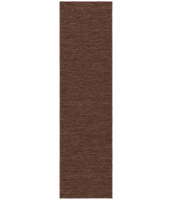 Nourison Washable Solutions 2ft. 2in. x 8ft. Mocha Modern Rug