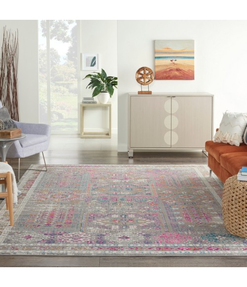 Nourison Passion Area Rug PSN37-Grey/Multi