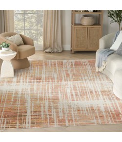 Nourison Home Washable Decor Beige Peach WSD07 7 ft. 10 in. X 10 ft. Rectangle Rug