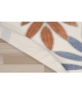 Nourison Aloha Blue Mocha ALH18 7’10” Round Rug