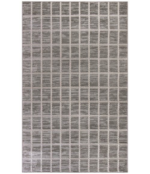 Nourison Serenity Home Grey Ivory SRH05 3 ft. 11 in. X 5 ft. 11 in. Rectangle Rug