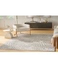 Nourison Ambiance Grey Silver AMI02 7 ft. 10 in. X 9 ft. 10 in. Rectangle Rug