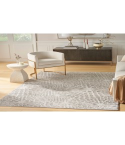Nourison Home Ambiance AMI02 Grey Silver 7 ft. 10 in. X 9 ft. 10 in. Area Rug