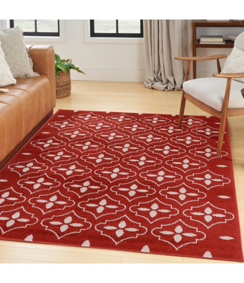 Nourison Home Nourison Essentials Brick Ivory NRE04 4 ft. X 6 ft. Rectangle Rug