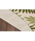Nourison Aloha Ivory Green ALH18 7 ft. 10 in. Round Rug
