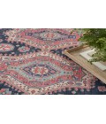 Nourison Vintage Home Navy Rug VNH03 5 ft. X 7 ft. Rectangle - Rugs Town Nourison Vintage Home Navy VNH03 5 ft. X 7 ft. Rectangle Rug