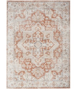 Nourison Astra Washables - Asw12 Gold Multicolor Area Rug 5 ft. 3 in. X 7 ft. Rectangle