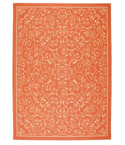 Nourison Home & Garden - Rs019 Orange Area Rug 10 ft. X 13 ft. Rectangle