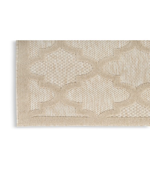 Nourison Easy Care Cream NES01 4 ft. X 6 ft. Rectangle Rug