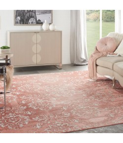 Nourison Elation - Etn03 Brick Ivory Area Rug 7 ft. 10 X 9 ft. 10 Rectangle