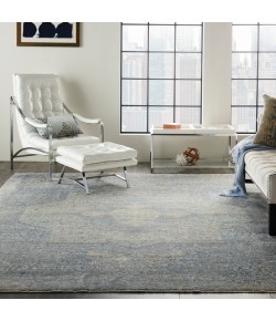 Nourison Lustrous Weave - Luw04 Blue Grey Area Rug 7 ft. 10 X 10 ft. 2 Rectangle