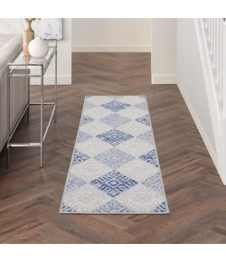 Nourison Whimsicle - Whs18 Grey Blue Area Rug 2 ft. X 6 ft. Rectangle