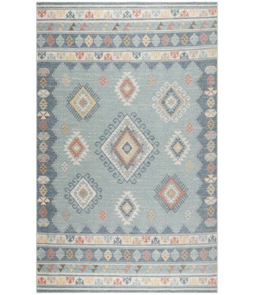 Nourison Washable Decor Light Blue WSD03 7 ft. 10 in. X 10 ft. Rectangle Rug